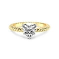 thumbnail image 3 of 5 Carat IGI Certified Heart Shape Lab Grown Diamond Engagement Ring | 14K Yellow Gold |Sansa Solitaire Diamond Ring | FG-VS1-VS2 Quality Friendly Diamonds, 3 of 4