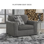 Signature Design by Ashley Gardiner Pewter Oversized Chair
