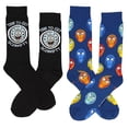 thumbnail image 1 of Rick and Morty Men's Crew Socks, Time To Get Schwifty 2-Pack, 1 of 3