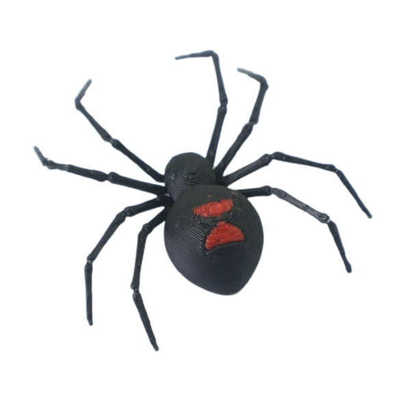 Jubilant  Realistic Spider Decor Halloween Spider Magnet 3d Magnetic Spider Decoration Realistic Black Halloween Prank Props for Refrigerator Garage Door