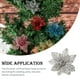 thumbnail image 2 of Ounissouiy Fiesta de flores artificiales de Navidad, vacaciones, Año Nuevo, boda, Navidad, granja, oficina, comedor, Bar, cafetería, decoración de Kits de decoración para fiestas Plata Ounissouiy HA069941-02, 2 of 6