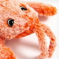 thumbnail image 4 of USB Charging Electric Charging Simulation Dancing Moving Floppy Lobster Cats Toy Tooth Cleaner Plush Cat Toy Orange, 4 of 8