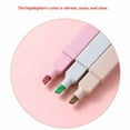 thumbnail image 4 of Guardoinrt 12 Pink Fluorescent Set ngle thin highlighters Head Double Pen Head Fluorescent Pen Bright Easy to Distinguish for Learning Work, 4 of 6