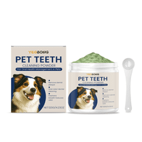 Dog Teeth Cleaning Powder - Freshens Breath & Promotes Dental Health for Dogs