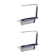 thumbnail image 2 of Matsuzay Estante para fregadero de cocina, desagüe de secado telescópico ajustable, cepillo de limpieza para baño, soporte de esponja, accesorios de Azul 2piezas Matsuzay CBP341324, 2 of 6