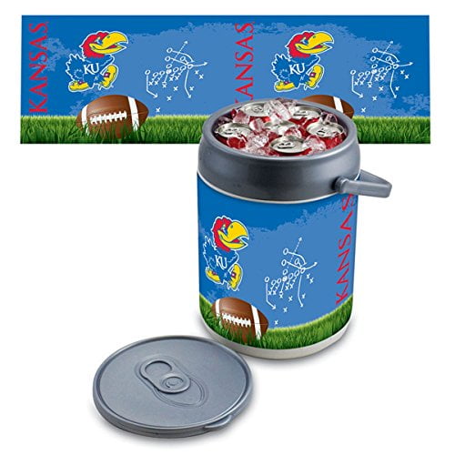 Picnic Time Can Cooler-Football (U of Kansas Jayhawks) Digital Print