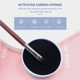 thumbnail image 3 of SUTENGDA Home Use Makeup Brush Cleaning Pad Blue 4Pcs 3.1x3.1x0.8In, 3 of 8