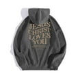 thumbnail image 3 of SIYUDAN Women's Sweatshirts Hoodies Jesus Loves You Hoodies Graphic Letter Print Sweatshirt Oversized Pullover Hoodie Fall Clothes For Women Trending Fashion, 3 of 5