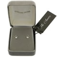 thumbnail image 3 of Mi Amore 925 Sterling Silver Hand of Fatima Stud-Earrings Silver & White, 3 of 3