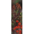 thumbnail image 2 of Bo, Li 11x24 Gold Ornate Wood Framed with Double Matting Museum Art Print Titled - Dahlia Garden I, 2 of 4