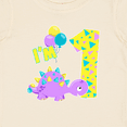 thumbnail image 4 of Inktastic Happy Dinosaur First Birthday-purple Boys or Girls Baby T-Shirt, 4 of 5