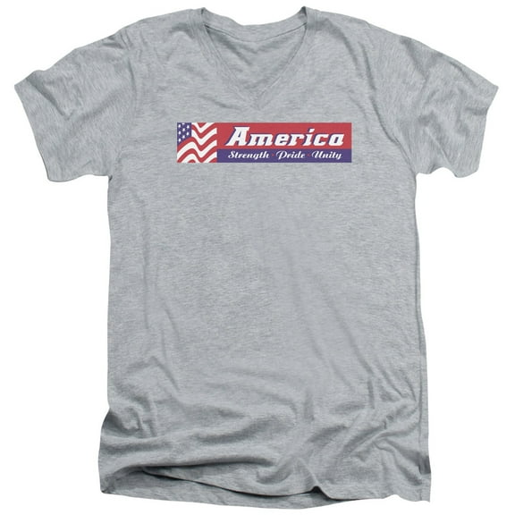 - Strength Pride Unity - Slim Fit V Neck Shirt - Medium