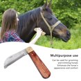 thumbnail image 3 of Outil de Décapage de Poil de Cheval, Couteau de Décapage de Poil de Cheval Portable avec Manche Confortable en Acier Inoxydable Sûr pour Cheval Stable, 3 of 7