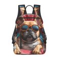 thumbnail image 1 of Easygdp French Bulldog In Sunglasses para Easygdp Yak - Mochila Casual Ligera y Resistente para Viaje y Senderismo para Hombres y Mujeres, 1 of 7