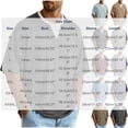 thumbnail image 3 of Fanshiluo Men's V Neck Drop Shoulder Short Sleeve T-Shirt, Fake Two-Piece Loose Casual Top,Size:L,Big and Tall Men, 3 of 7