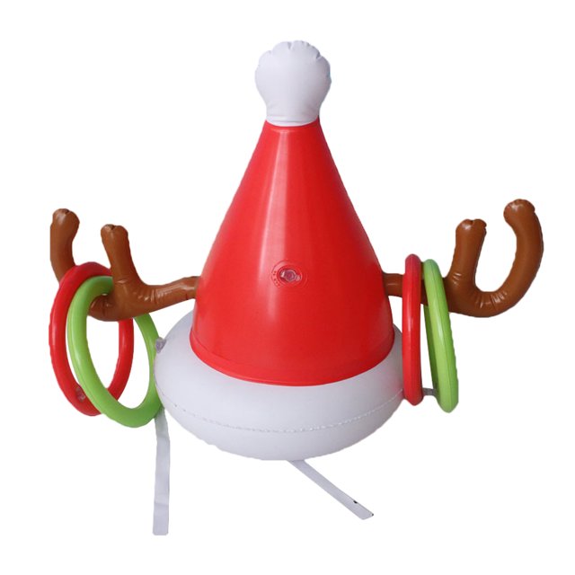 Sombrero De Asta Inflable, Anillo, Juego De Lanzamiento, Juguete, Juego De Navidad, Sombrero, Anillo, Juguete Para Regalo Para Niños Serendint HA038222-00