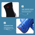 thumbnail image 4 of Juego de 3 uds. De calcetines de fútbol ​​espinilleras calcetines de fútbol al aire libre cubierta de pierna de fútbol, 4 of 8
