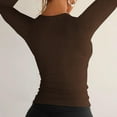 thumbnail image 3 of Haut pour Femmes, Tricot Décontracté en Tissu Extensible Doux, Hauts Décontractés pour Femmes, 3 of 5