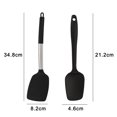 thumbnail image 2 of Juego de utensilios de cocina antiadherentes 2 uds con asas de acero inoxidable, sistema de herramientas de cocina resistente al calor, 2 of 5