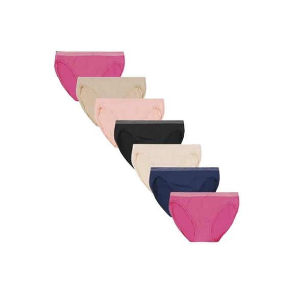 Hanes Seamless Bikini Panties, 6 Piece ( Women's)