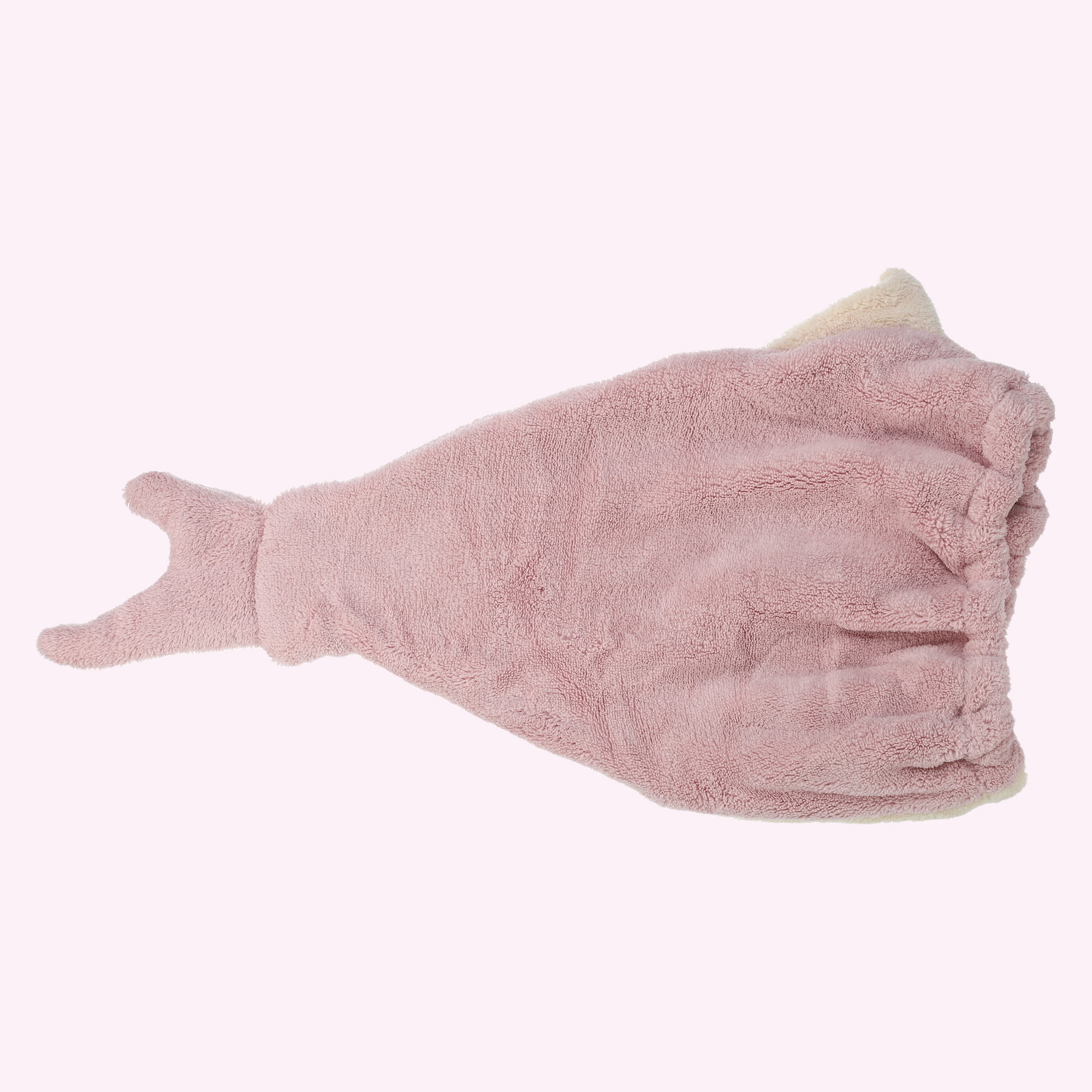 Unique Bargains Quick Drying Lightweight Absorbent Hair Drying Towel Cap Pink