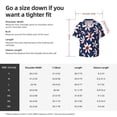 thumbnail image 5 of Hirioo Daisy Flowers for Men's Cuban Collar Short Sleeve Shirt Button Down Shirt Beach Summer Shirts Wedding Vacation Shirts-XX-Large, 5 of 5