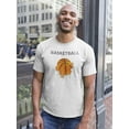 thumbnail image 2 of Basketball Melting Away Tee Men's -Image by Shutterstock, 2 of 4