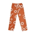 thumbnail image 2 of Trgacdwlo Halloween Fleece Pajama Pants Women Funny Pumpkin Fuzzy Pajama Pants Women Fall Winter Warm Womens Lounge Pants, 2 of 8