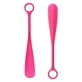 thumbnail image 6 of Unique Bargains 1 Pc Big Ring Hangable Shoe Horn for Shoe 11.61"x1.65" Rose Red, 6 of 6