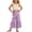 A31 Purple, variant on Toddler Girls Casual Wide Leg Pants Set Sleeveless Lace Eyelet Tank Top and Loose Flowy Crop Pants Comfortable Lightweight Summer Outfits for Beach Vacation