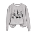 thumbnail image 4 of EGNMCR Chandail en Molleton de Noël Col Rond Imprimé Ample Manches Longues Sans Capuche, 4 of 4