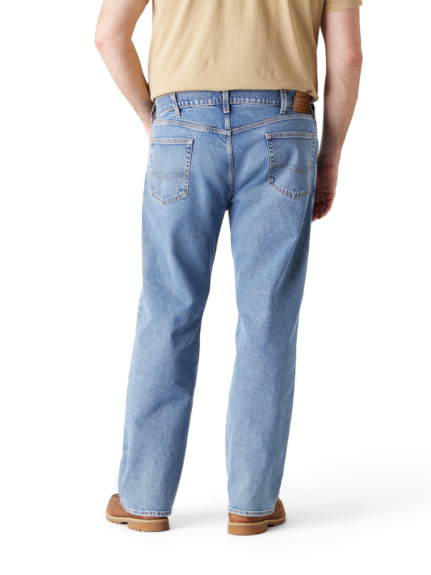 Levi Strauss Signature Men's and Big and Tall Relaxed Fit Jeans