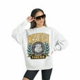 thumbnail image 3 of Women's Gameday Couture Gray Missouri Tigers Premium Fleece Drop Shoulder Oversized Pullover Sweatshirt, 3 of 4