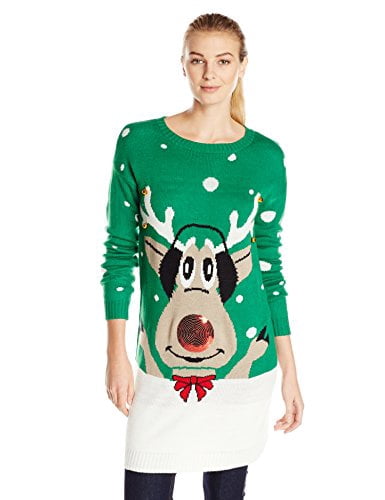 Allison Brittney Women's Goofy Reindeer 