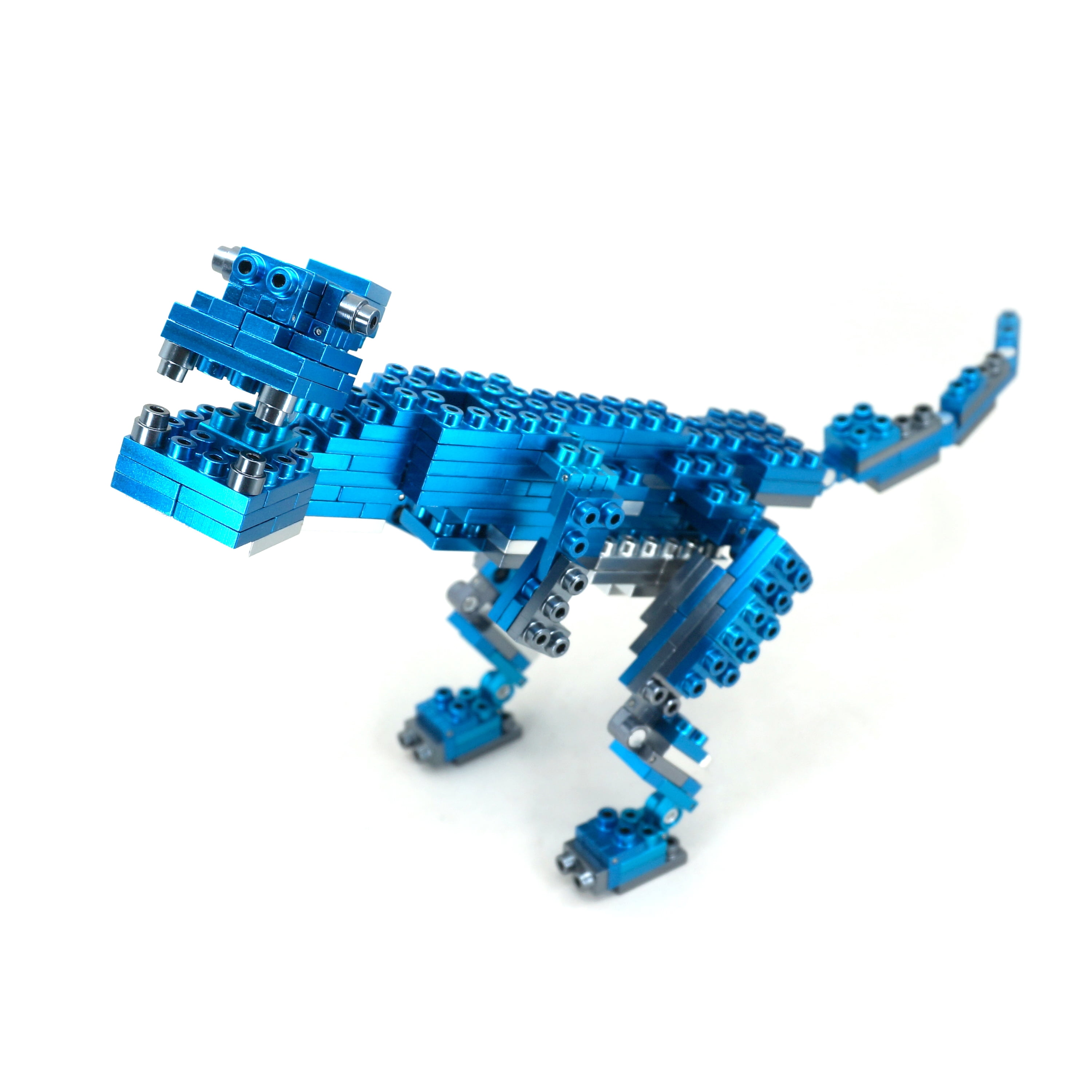 Collector 3-in-1 Series 001 Set Azure Blue T-Rex, Mecha, and Sparrow 290 pcs