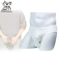 JJICN Reusable Incontinence Underwear Urine Bags for Men Alternative To Adult Diapers (L)