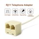 thumbnail image 3 of Ofertas Únicas Divisor de línea telefónica RJ11 6P4C de 2 vías 1 a 2, adaptador de toma de teléfono beige, 3 of 6