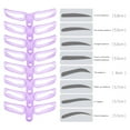 thumbnail image 3 of Makeup Eyebrow Stencil Kit, Women Plastic Set, 3 of 7