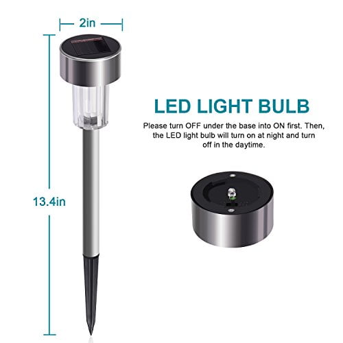 Sunnest Solar Powered Pathway Lights Garden Outdoor