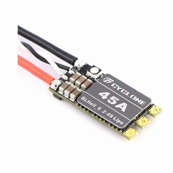 BLHeli S 2-6S Lipo 45A Brushless ESC Built-in Programmable RGB LED for RC FPV Drone Parts