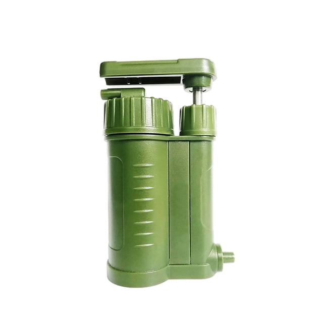 Filtre de Purification Microbienne Portable pour Eau Extérieure Purificateur de Sédiments Nettoyeur Dispositif de Boisson Extérieur pour Randonnée Alpinisme Camping Pêche