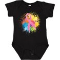 thumbnail image 3 of Inktastic Breast Cancer Awareness Ribbon Art Girls Baby Bodysuit, 3 of 5