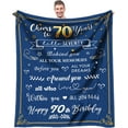 thumbnail image 1 of LHSHID 65th Birthday Gifts for Men Blanket 65 Birthday Gifts for Dad or Grandpa Birthday Gifts for Men 65 Year Old Birthday Gifts Men Cozy & Soft Flannel Throw Blanket 50x60in, 1 of 1