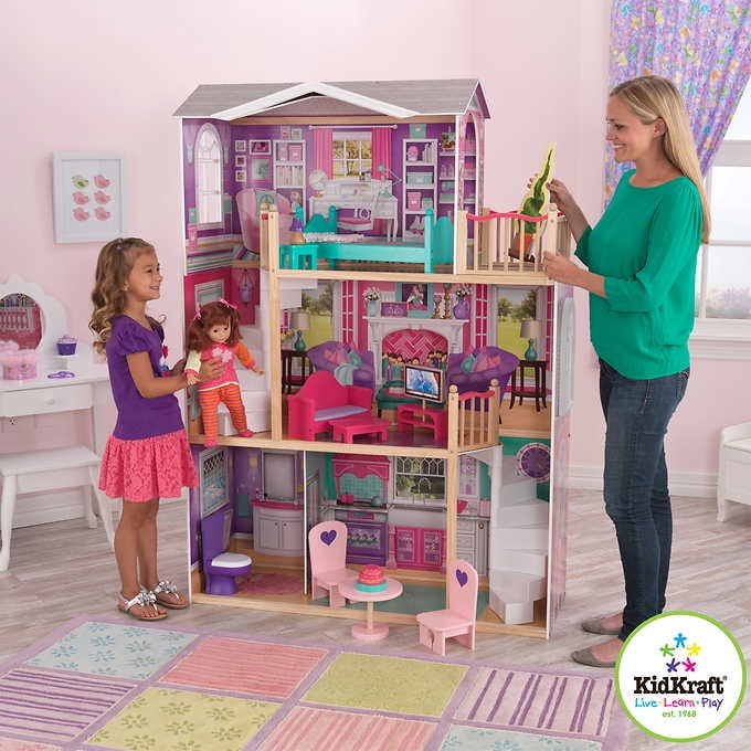 kidkraft elegant doll manor