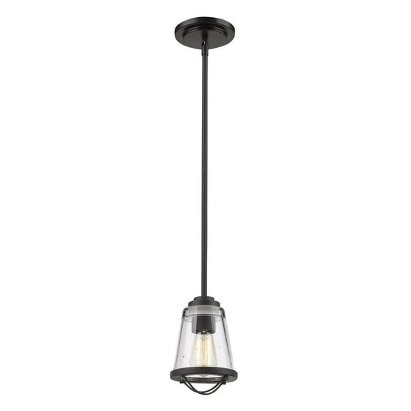 1 Light Mini Pendant In Transitional Style 5.5 Inches Wide By 8 Inches High-Bronze Finish Z-Lite 444Mp-Brz