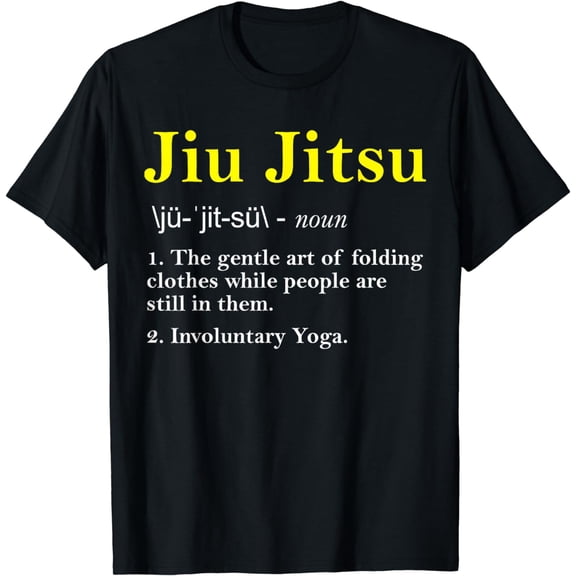 Brazilian Jiu Jitsu BJJ Men Kids Apparel Ju-Jitsu Definition T-Shirt