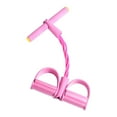 thumbnail image 2 of COFEST 21 Fitness Resistance Bands-4 Tube Pedal Ankle Puller-2023 New Sit Up Leg Stretch Rope Exercise Bands With Handles,Stretching Workout Fitness Bands For Arm W Pink, 2 of 6
