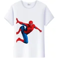 thumbnail image 3 of Camisetas Kawaii de estilo Harajuku para niños, camisetas de algodón con estampado de dibujos animados de Marvel, Spider-Man, amigos, camisetas blancas grunge para niñas, 3 of 5