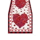 thumbnail image 2 of Camino de mesa de lino, decoración navideña, camino de mesa con forma de corazón para San Valentín, mantel con estampado de rosas rojas, decoración de San Valentín para restaurantes, varios caminos de, 2 of 6