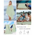 thumbnail image 5 of Sage Green Striped Beach Towels Oversized Super Absorbent, Modern Simple Farmhouse Beige Lightweight Bath Towel Quick Dry Sets For Bathroom/Pool/Rv Camping/Beach Play/Gym Room/Picnic 35"x70", 5 of 8